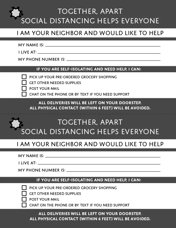 Help Offer Cards